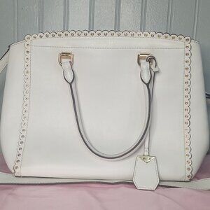 MICHAEL Michael Kors White Satchel
